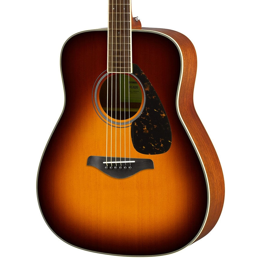 Yamaha FG820 Brown Sunburst Dreadnought Acoustic Guitar