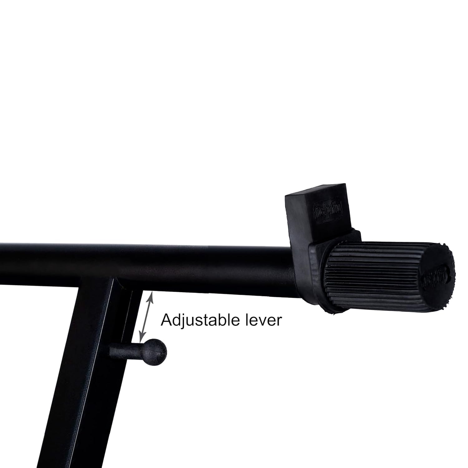 DOLPHIN Heavy-Duty Single-X Adjustable Piano & Keyboard Stand with Secure Locking Mechanism, Sturdy Metal Construction for Home, Studio & Stage Use (Model DP10)