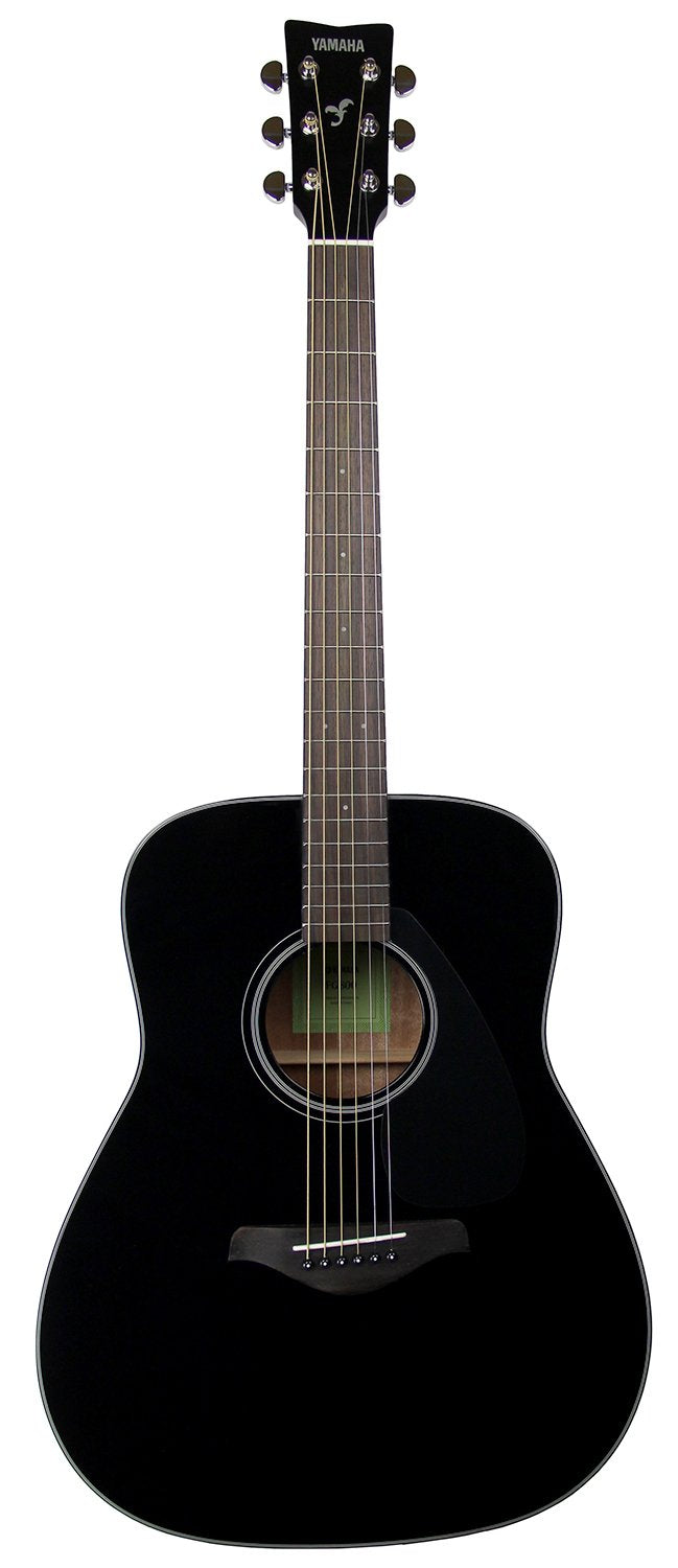 Yamaha FG800 Black Acoustic Guitar – Solid Spruce Top Dreadnought Acoustic Guitar