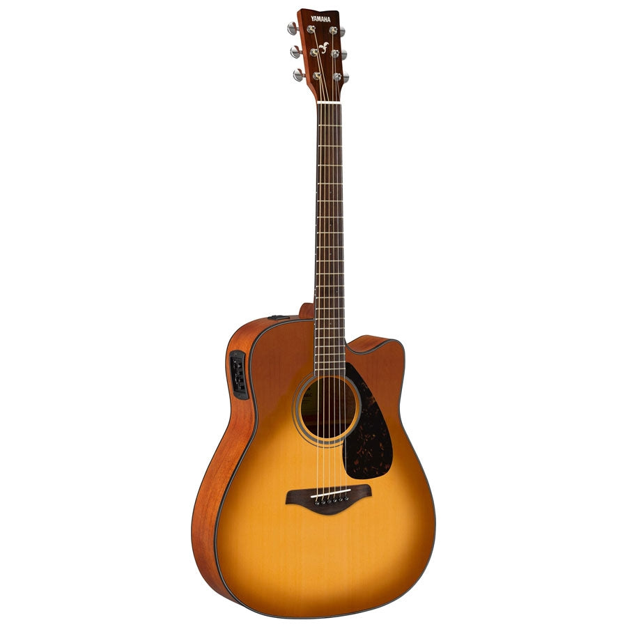 Yamaha FGX800C Cutaway Electro-Acoustic Guitar – Sand Burst