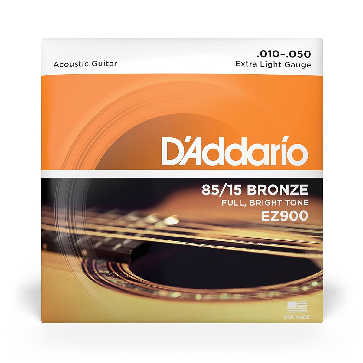 D’Addario EZ900 85/15 Bronze Great American Extra Light Acoustic Guitar Strings
