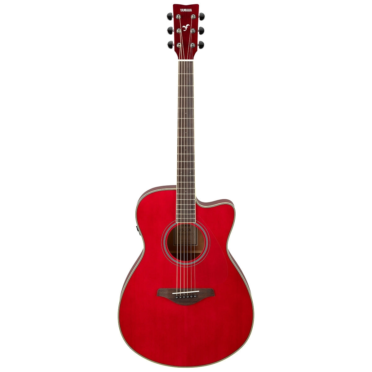 Yamaha FSC-TA Ruby Red Trans Acoustic Guitar