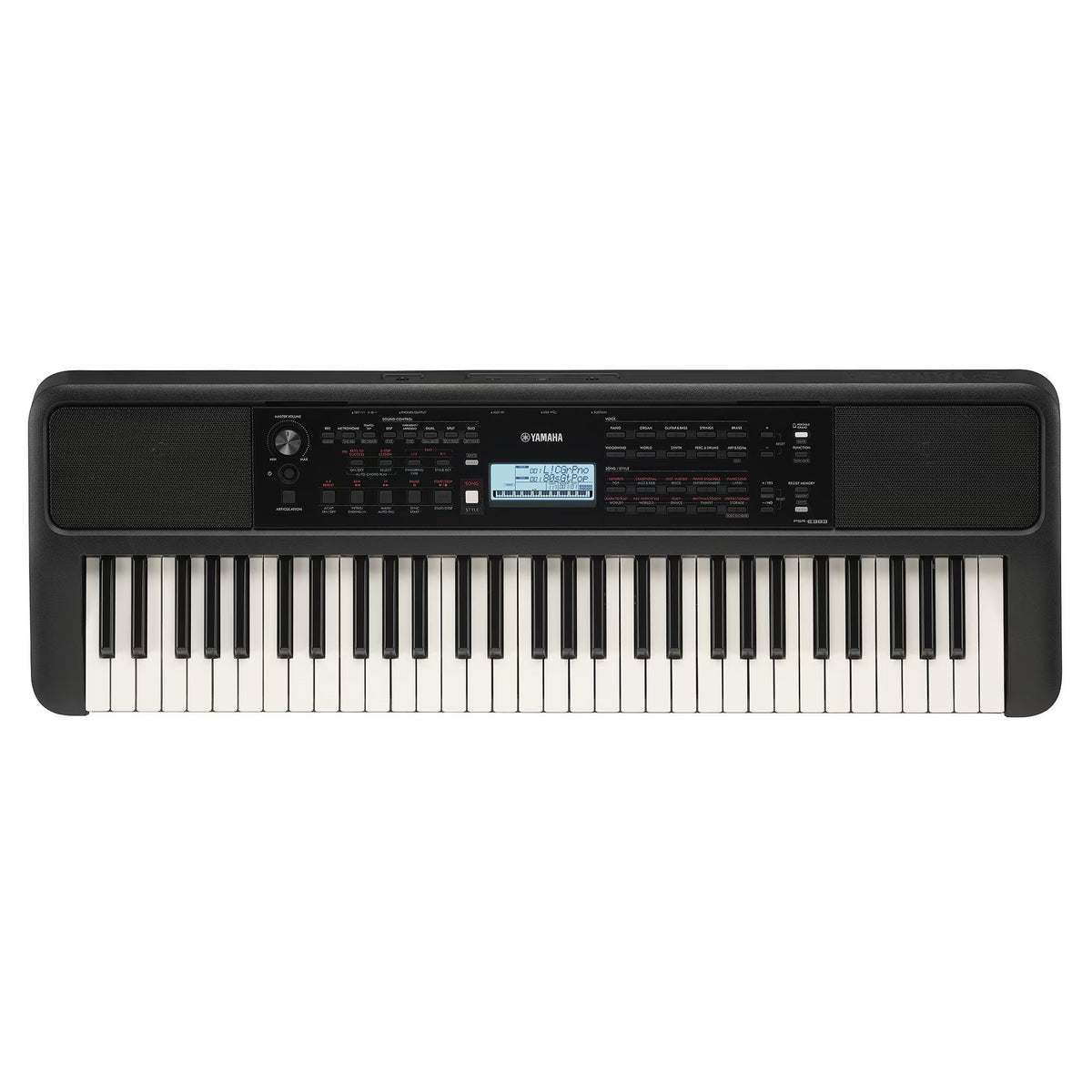 Yamaha PSR-E383 Portable Keyboard – 61 Keys with Power Adaptor Included