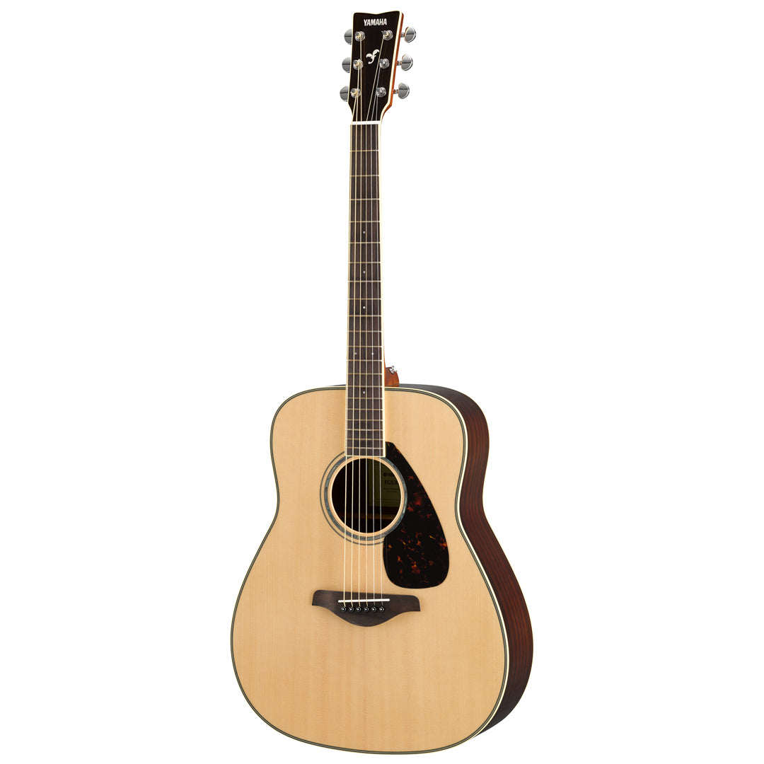 Yamaha FG830 Acoustic Guitar – Solid Spruce Top Rosewood Dreadnought Acoustic Guitar