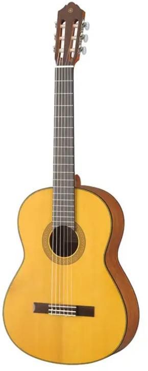 Yamaha CG122MS Classical Guitar – Full-Size Solid Spruce Top Nylon-String Guitar
