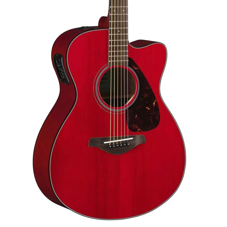 Yamaha FSX800C Electro-Acoustic Guitar – Ruby Red Finish