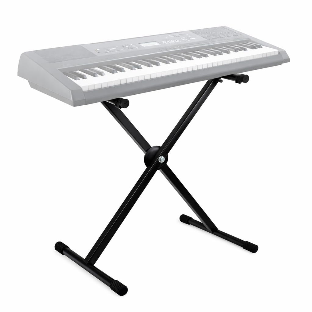 DOLPHIN Heavy-Duty Single-X Adjustable Piano & Keyboard Stand with Secure Locking Mechanism, Sturdy Metal Construction for Home, Studio & Stage Use (Model DP10)
