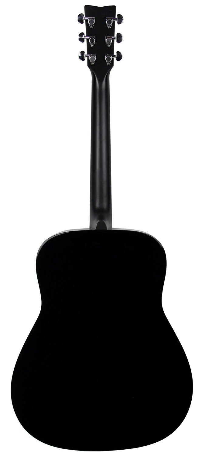 Yamaha FG800 Black Acoustic Guitar – Solid Spruce Top Dreadnought Acoustic Guitar
