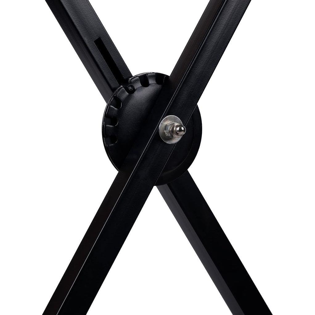 DOLPHIN Heavy-Duty Single-X Adjustable Piano & Keyboard Stand with Secure Locking Mechanism, Sturdy Metal Construction for Home, Studio & Stage Use (Model DP10)