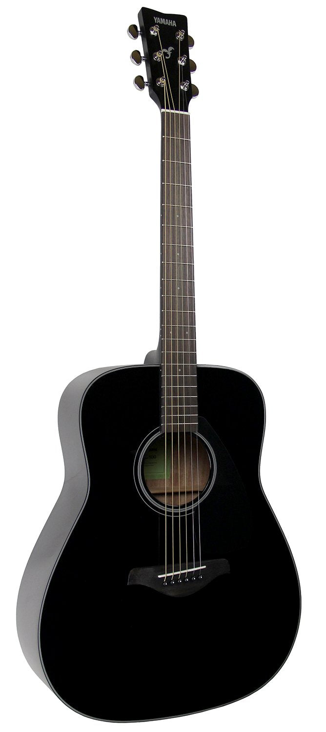Yamaha FG800 Black Acoustic Guitar – Solid Spruce Top Dreadnought Acoustic Guitar
