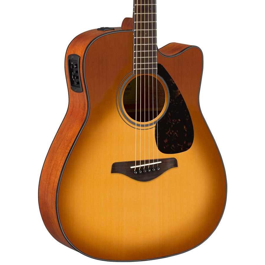 Yamaha FGX800C Cutaway Electro-Acoustic Guitar – Sand Burst