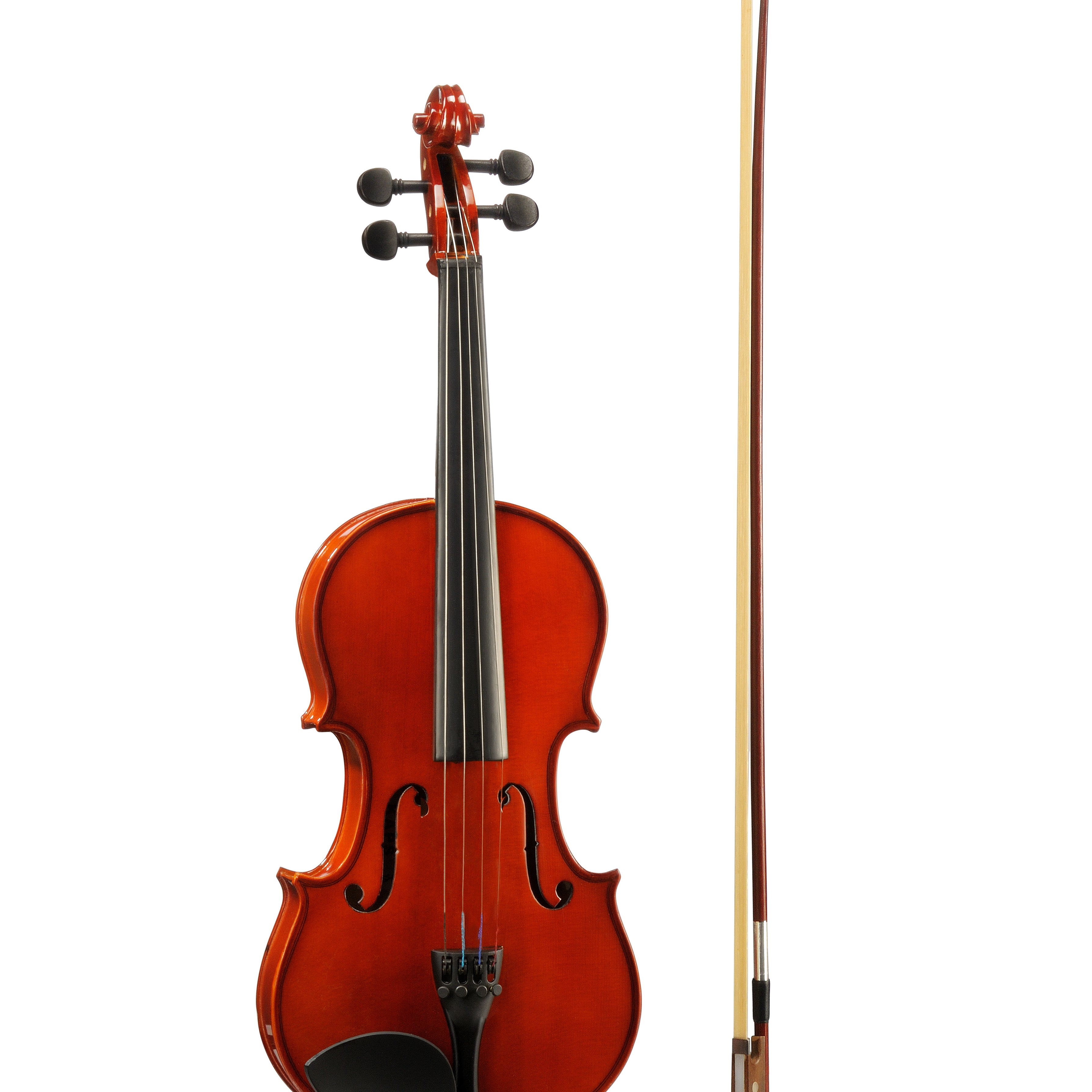 KAPS KV001 Violin – Hardwood Pegs, Chinrest, Aluminum Tailpiece & Bow – Normal Colour