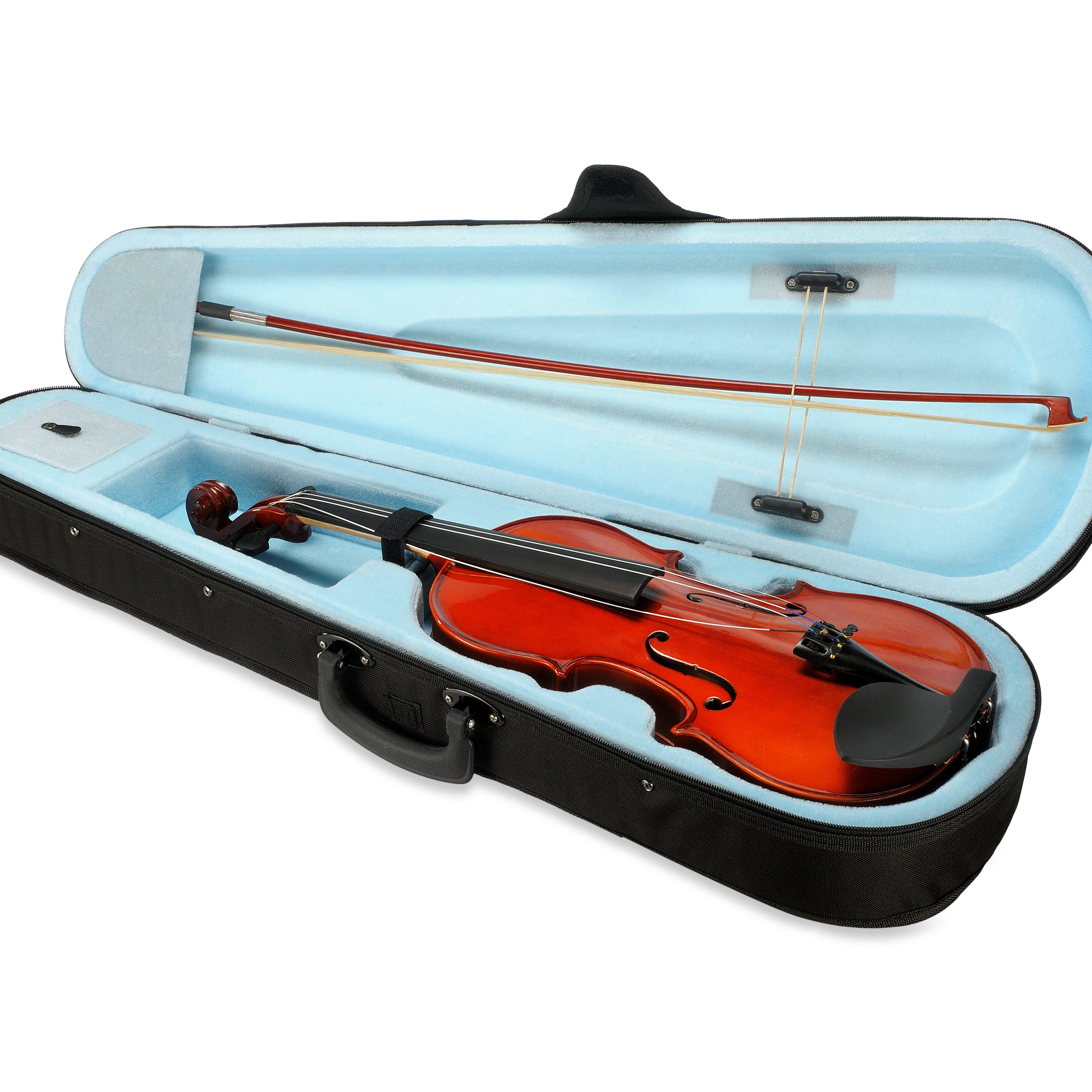 KAPS KV001 Violin – Hardwood Pegs, Chinrest, Aluminum Tailpiece & Bow – Normal Colour