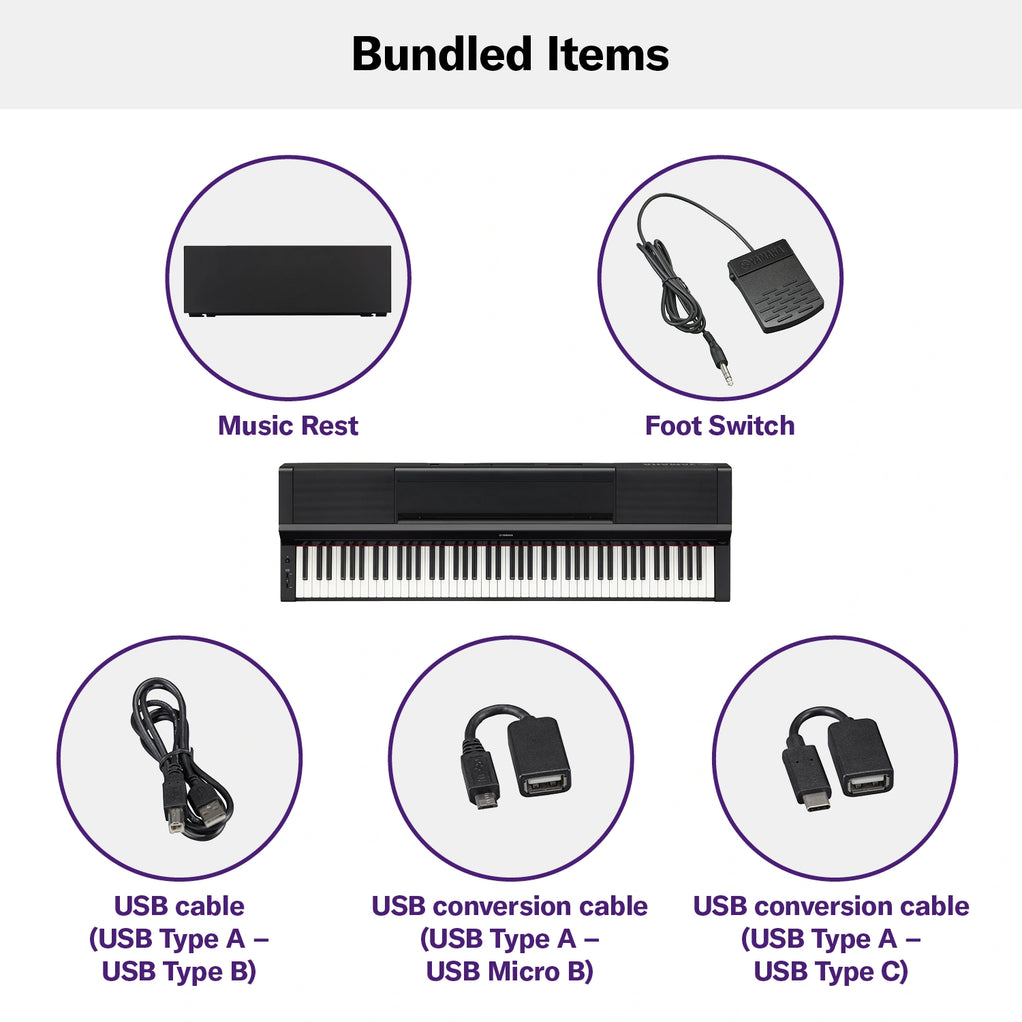 Yamaha P-S500 Digital Piano With 88 Keys