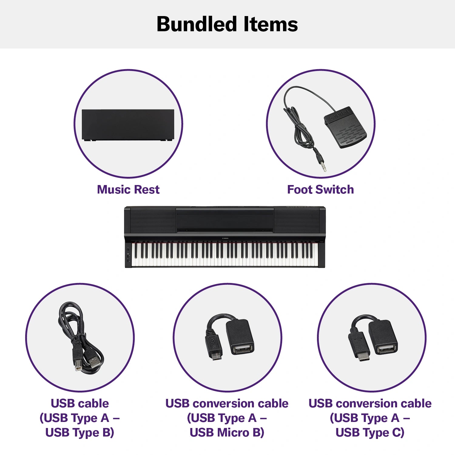 Yamaha P-S500 Digital Piano With 88 Keys