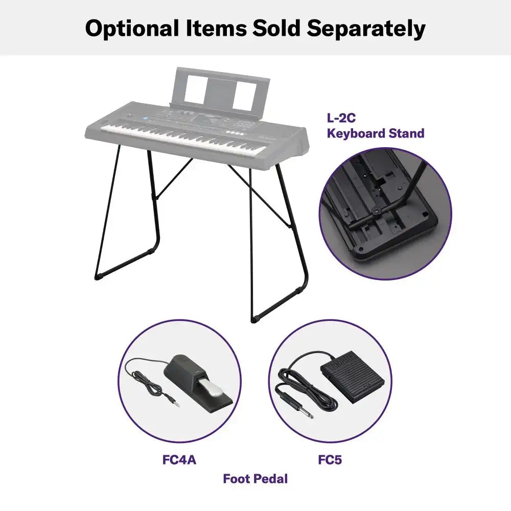 Yamaha PSR-E473 Portable Keyboard With 61 Keys (Made in India)