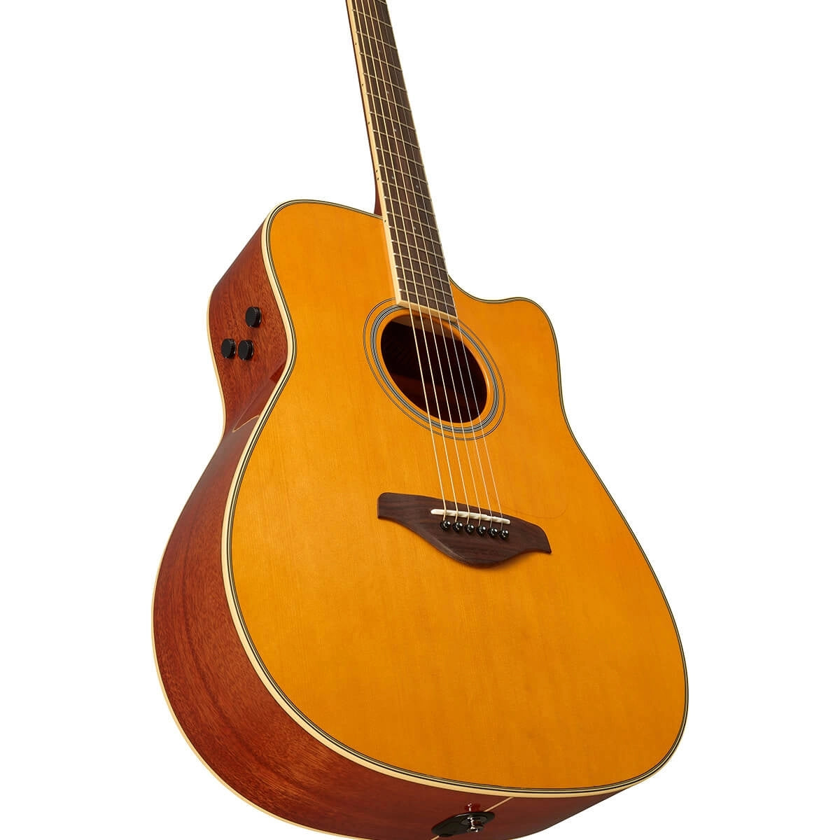 Yamaha FGC-TA Vintage Tint Trans Acoustic Guitar