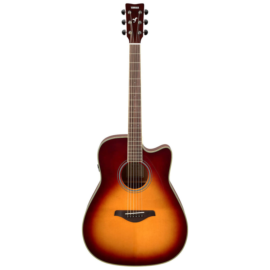 Yamaha FGC-TA Brown Sunburst Trans Acoustic Guitar