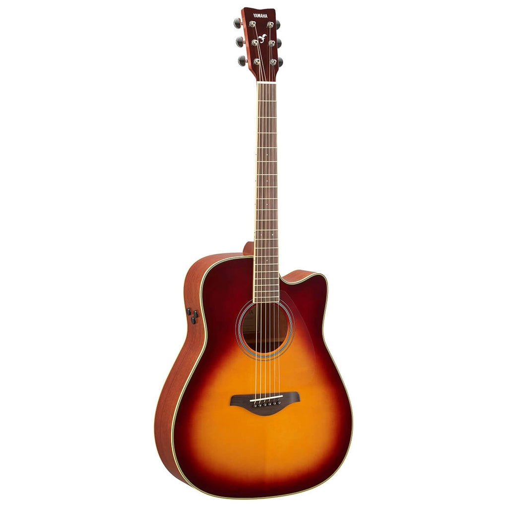 Yamaha FGC-TA Brown Sunburst Trans Acoustic Guitar