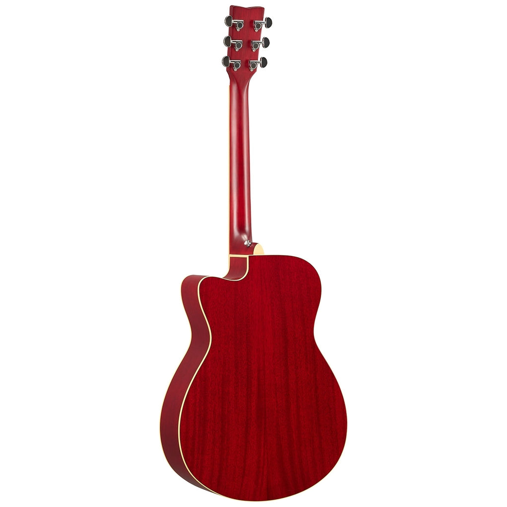 Yamaha FSC-TA Ruby Red Trans Acoustic Guitar