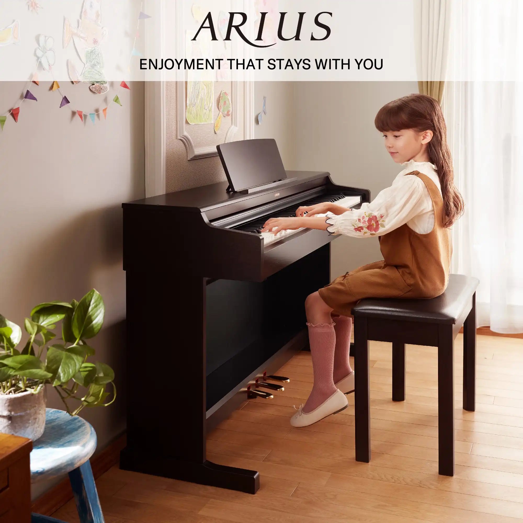 Yamaha YDP-165 Arius Digital Piano ( Bench Included and Home Installation)