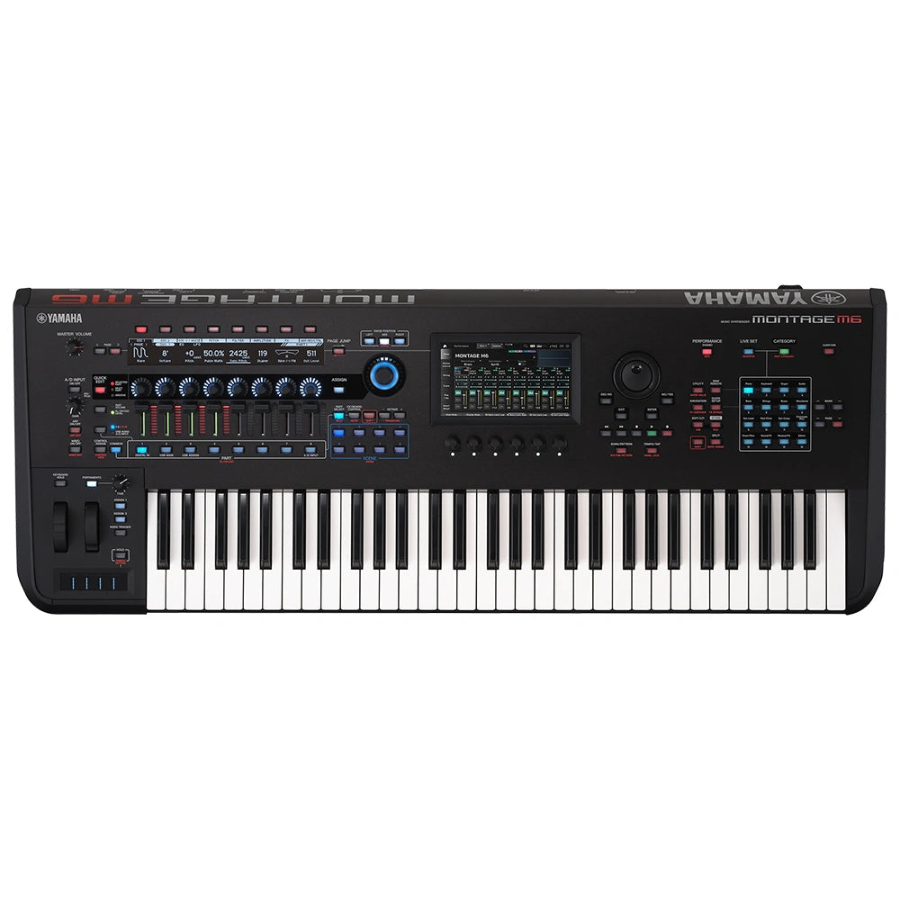 Yamaha Montage M6 61-Key Music Production Synthesizer Workstation with Advanced Sound Engine