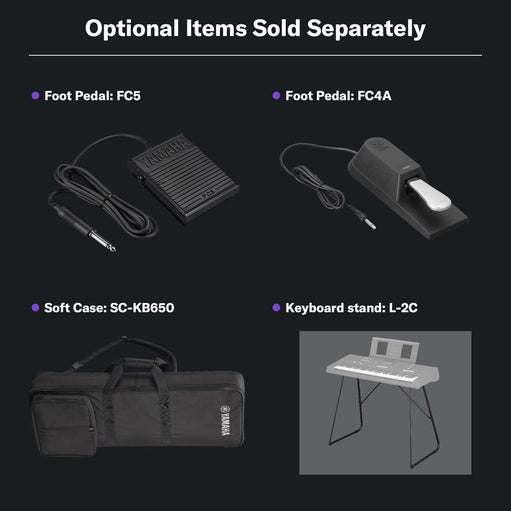 Yamaha PSR‑E483 Portable Keyboard