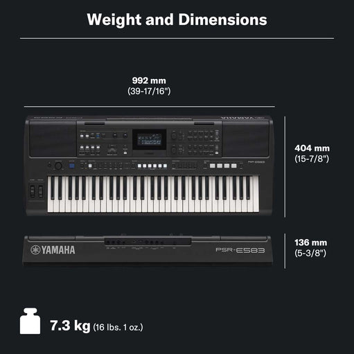 Yamaha PSR-E583 Portable Keyboard
