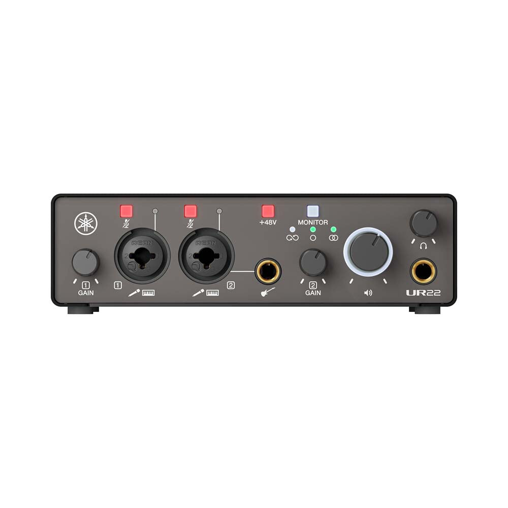 Yamaha UR22MK3 B USB Audio Interface – 2x2 Recording Interface with Dual D-PRE Mic Preamps (Black)