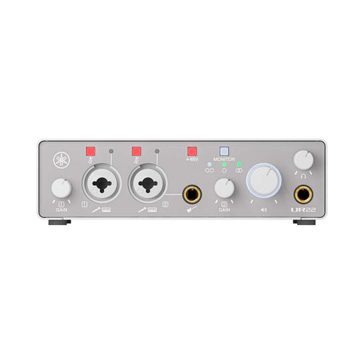 Yamaha UR22MK3 B USB Audio Interface – 2x2 Recording Interface with Dual D-PRE Mic Preamps (White)