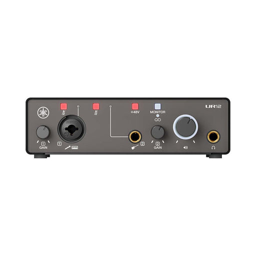 Yamaha UR12MK3 W USB Audio Interface – 2-In/2-Out Studio Interface with D-PRE Mic Preamp Black