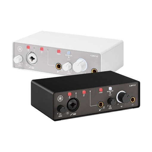 Yamaha UR12MK3 W USB Audio Interface – 2-In/2-Out Studio Interface with D-PRE Mic Preamp White
