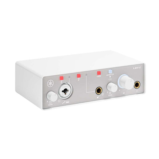 Yamaha UR12MK3 W USB Audio Interface – 2-In/2-Out Studio Interface with D-PRE Mic Preamp White
