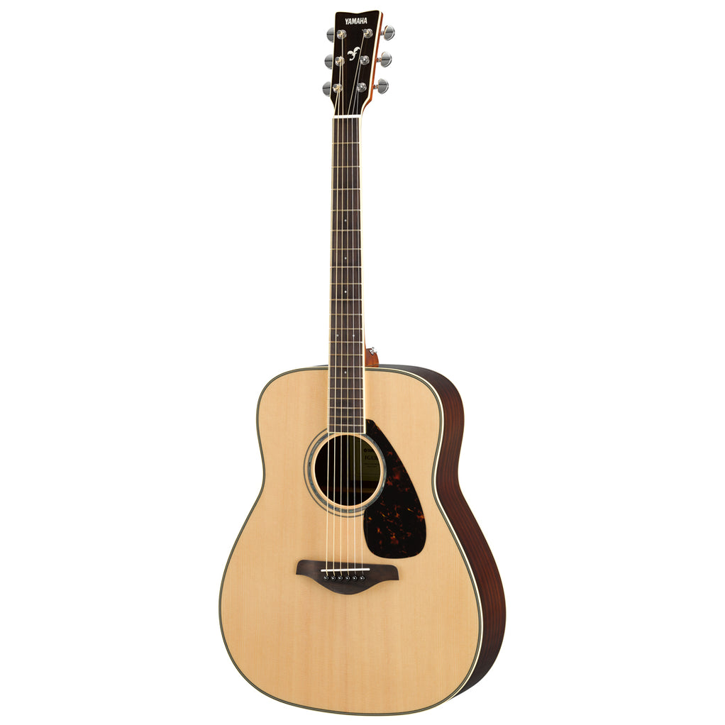Yamaha FG830 Acoustic Guitar – Solid Spruce Top Rosewood Dreadnought Acoustic Guitar