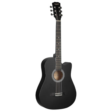 Dolphin DT-1C Cutaway Acoustic Guitar – Black Finish