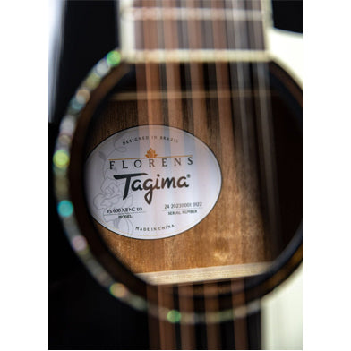 Tagima FS-600 NC EQ Jumbo non-cutaway Acoustic Guitars Black (BK)