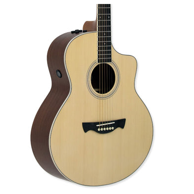 Tagima HAMPТON EQ Jumbo Folk cutaway Acoustic Guitars